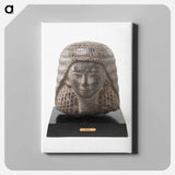 アートパネル-Head of a Man from a Ka Statue
 - バーンズ・コレクション Canvas.