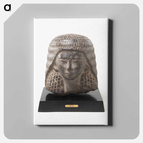 アートパネル-Head of a Man from a Ka Statue
 - バーンズ・コレクション Canvas.