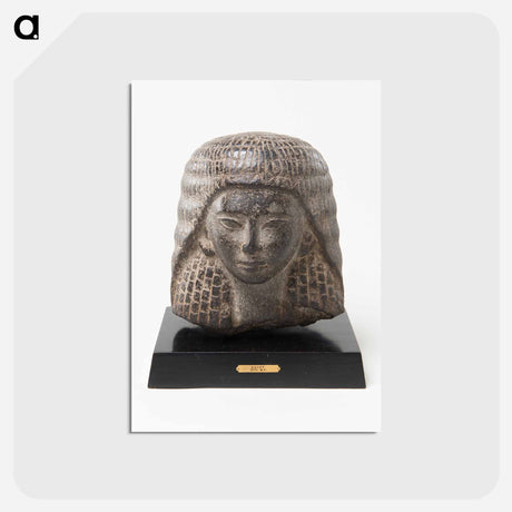 アートポストカード-Head of a Man from a Ka Statue
 - バーンズ・コレクション Postcard.