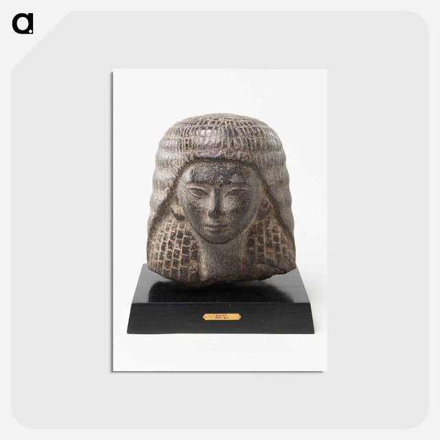 アートポストカード-Head of a Man from a Ka Statue
 - バーンズ・コレクション Postcard.