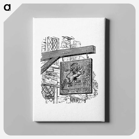 アートパネル-Hotel Sign
 - 大英図書館 Canvas.
