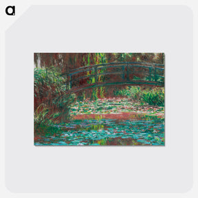 アートポストカード-Water Lily Pond - クロード モネ Postcard.
