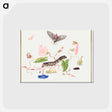 アートポストカード-The Caterpillar Book: Convolvulus and Metamorphosis of the Convovulus Hawk Moth
 - クリーブランド美術館 Postcard.