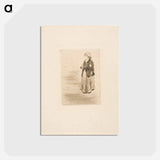 アートポストカード-The Actress Ellen Andrée - エドガー ドガ Postcard.