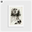 アートポストカード-The Raven on the Bust of Pallas - エドゥアール マネ Postcard.