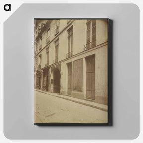 アートパネル-Hôtel de la Guillonière
 - ウジェーヌ アジェ Canvas.