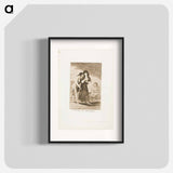 Even Thus he Cannot Make Her Out - フランシスコ デ ゴヤ Poster.