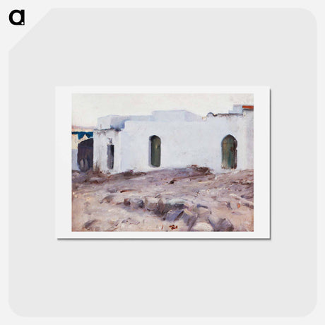 アートポストカード-Moorish Buildings on a Cloudy Day - ジョン シンガー サージェント Postcard.