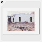 Moorish Buildings on a Cloudy Day - John Singer Sargent Poster.