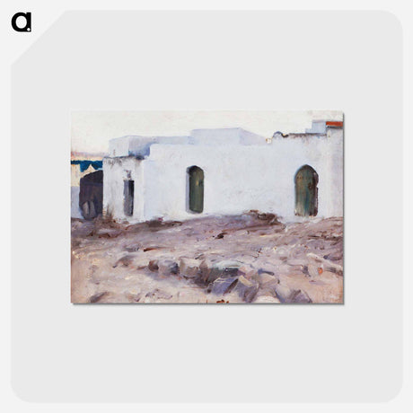 アートポストカード-Moorish Buildings on a Cloudy Day - ジョン シンガー サージェント Postcard.
