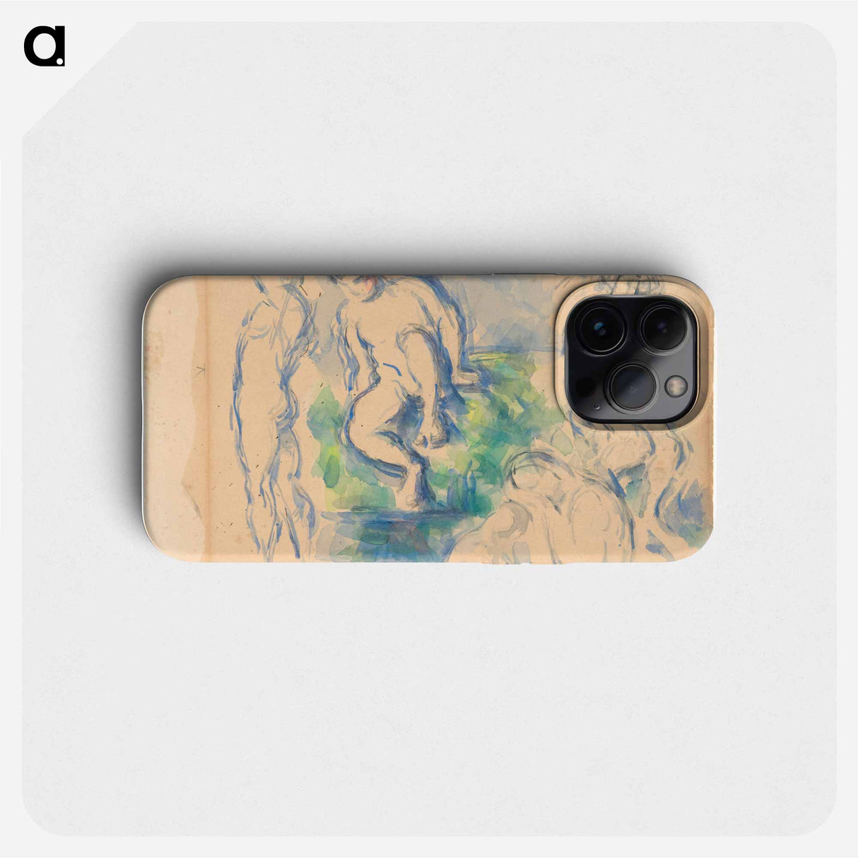 Bathers (recto); Still Life (verso) - ポール セザンヌ Phone Case.