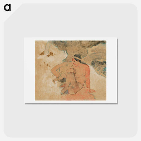 アートポストカード-What! Are You Jealous? - ポール ゴーギャン Postcard.