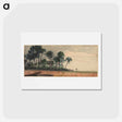 アートポストカード-Palm Trees, Red - ウィンスロー ホーマー Postcard.