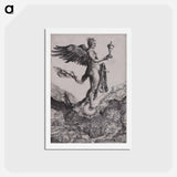 アートポストカード-Nemesis (The Great Fortune) - アルブレヒト デューラー Postcard.
