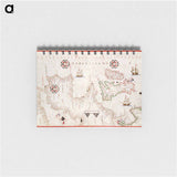 Portolan atlas of the Mediterranean Sea, western Europe, and the northwest coast of Africa - アンティーク地図 Memo.