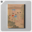 アートパネル-Five Figures on Porch
 - バーンズ・コレクション Canvas.
