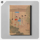アートパネル-Five Figures on Porch
 - バーンズ・コレクション Canvas.