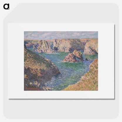 Port-Domois, Belle-Isle by Claude Monet Poster.