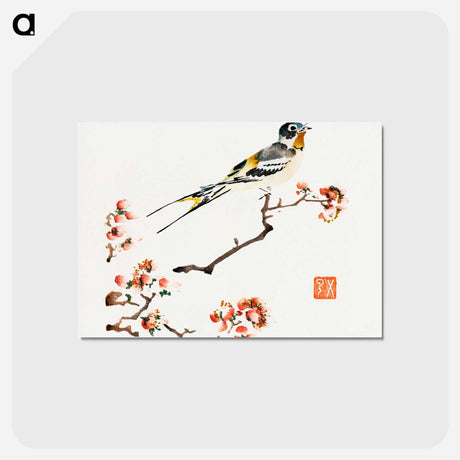 アートポストカード-Swallow on a Peach Branch
 - クリーブランド美術館 Postcard.