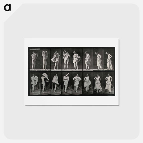 アートポストカード-Dressing
 - エドワード マイブリッジ Postcard.