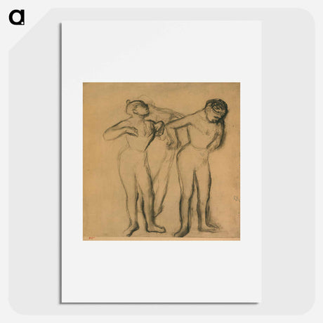 アートポスター-Three Dancers - エドガー ドガ Poster.