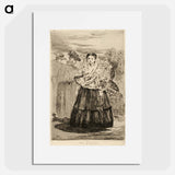 At the Prado I - エドゥアール マネ Poster.