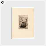 アートポストカード-At the Prado I - エドゥアール マネ Postcard.