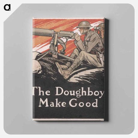 アートパネル-The doughboys make good - エドワード ペンフィールド Canvas.