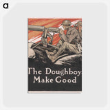 アートポストカード-The doughboys make good - エドワード ペンフィールド Postcard.