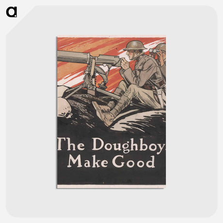 アートポストカード-The doughboys make good - エドワード ペンフィールド Postcard.