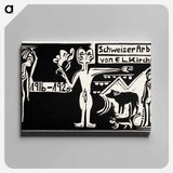 アートパネル-Exhibition of new paintings and graphics - エルンスト ルートヴィヒ キルヒナー Canvas.