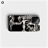 Exhibition of new paintings and graphics - Ernst Ludwig Kirchner Phone Case.