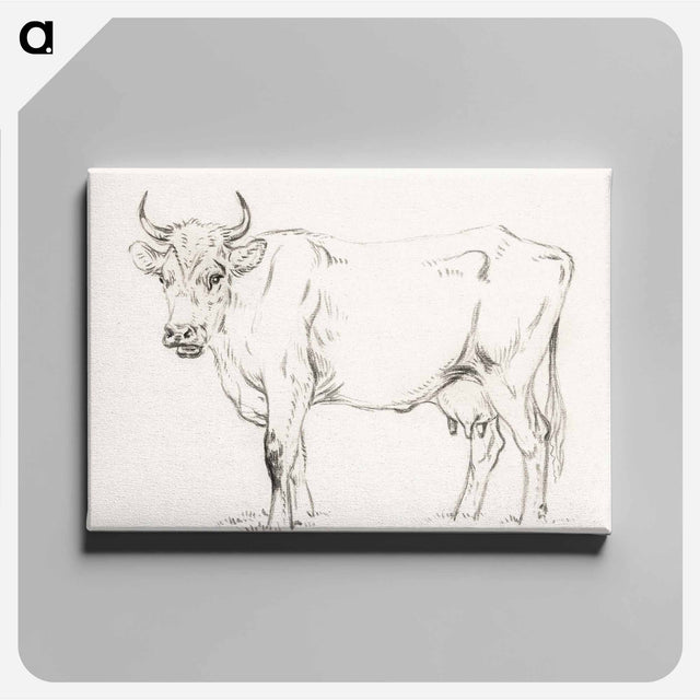 アートパネル-Standing cow - ジャン ベルナール Canvas.