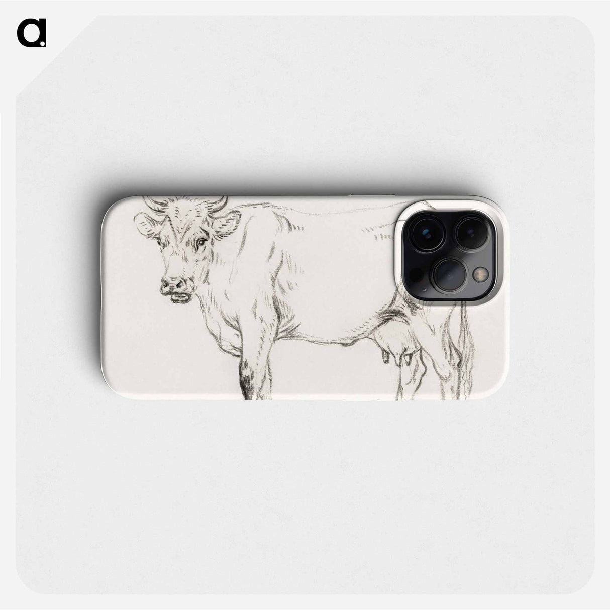 Standing cow - Jean Bernard Phone Case.