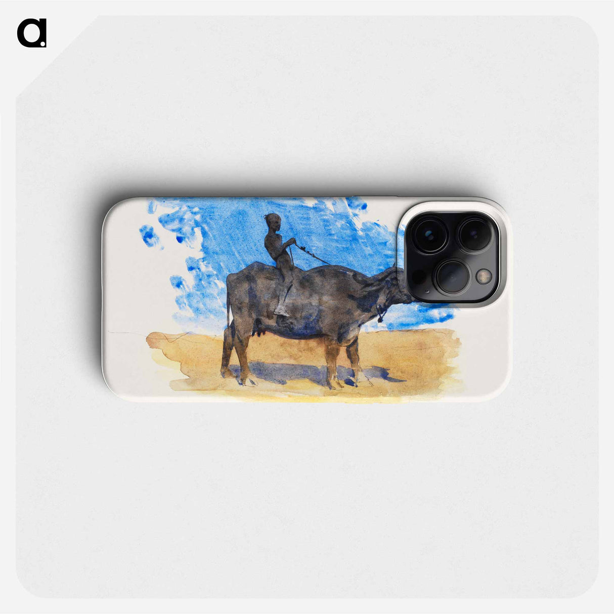 Boy on Water Buffalo - John Singer Sargent Phone Case.