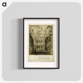 アートポスター-Saint Paul's, Fleet Street, London
 - ジョセフ ペネル Poster.