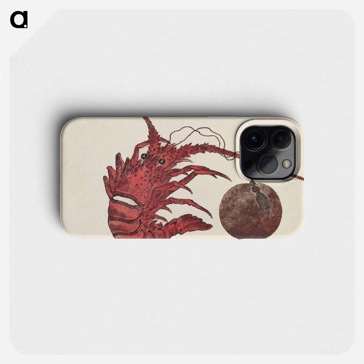 Japanese lobster from Album of Sketches by Katsushika Hokusai and His Disciples - 葛飾 北斎 Phone Case.