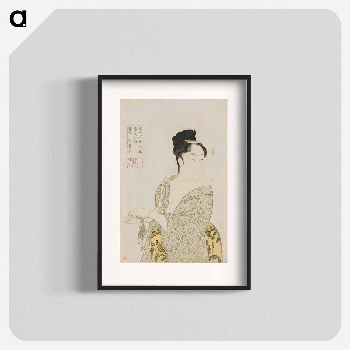 アートポスター-Fancy-free Type - 喜多川 歌麿 Poster.