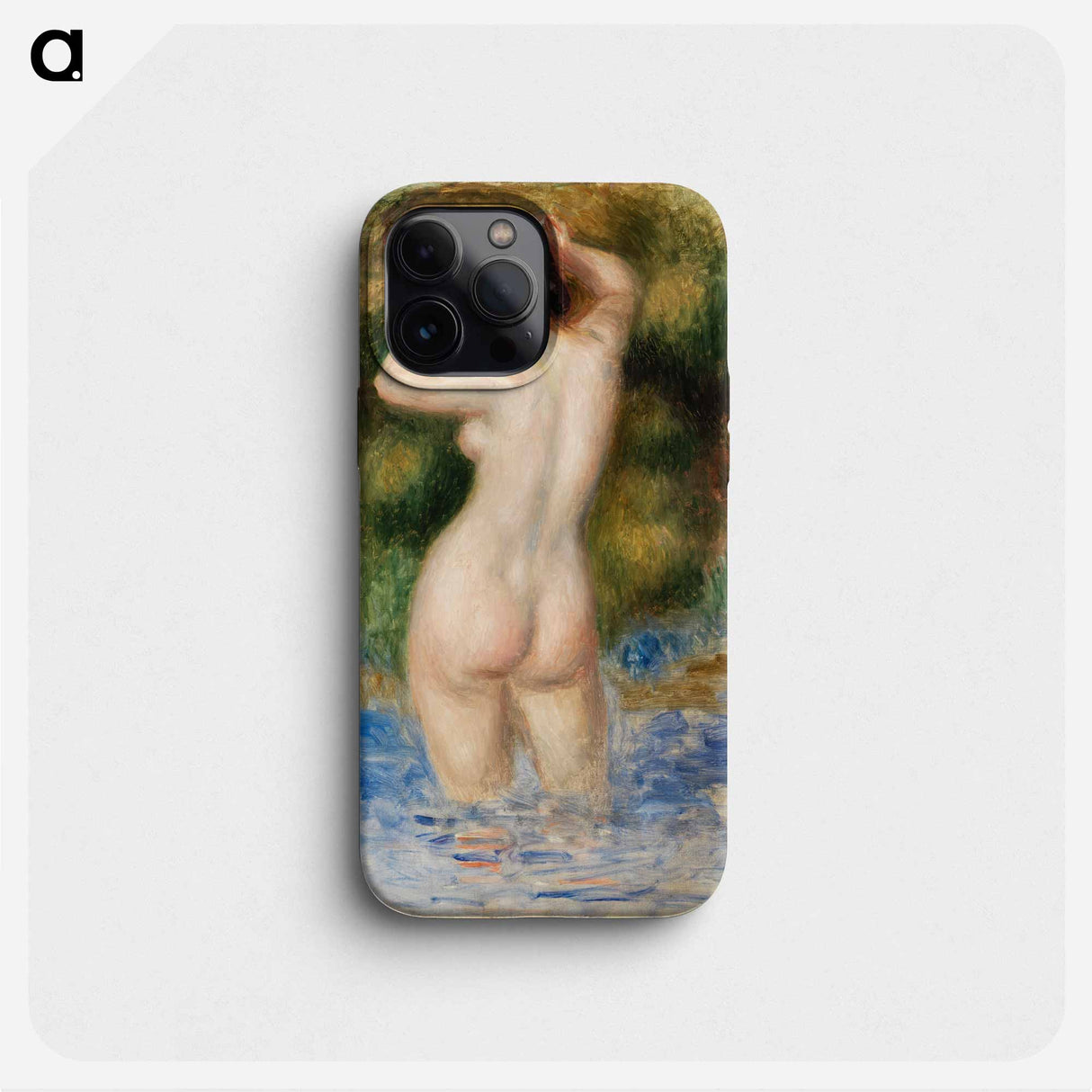 Bather (Baigneuse) - Pierre Auguste Renoir Phone Case.