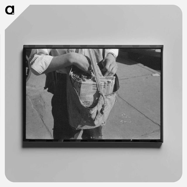 アートパネル-Backstage at the Bird Cage Theater
 - ラッセル リー Canvas.