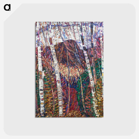 アートポストカード-White Birches
 - セントルイス美術館 Postcard.