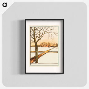 アートポスター-Sneeuwlandschap - テオ ヴァン ホイテマ Poster.