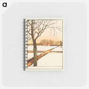 アートメモ帳-Sneeuwlandschap - テオ ヴァン ホイテマ Memo.