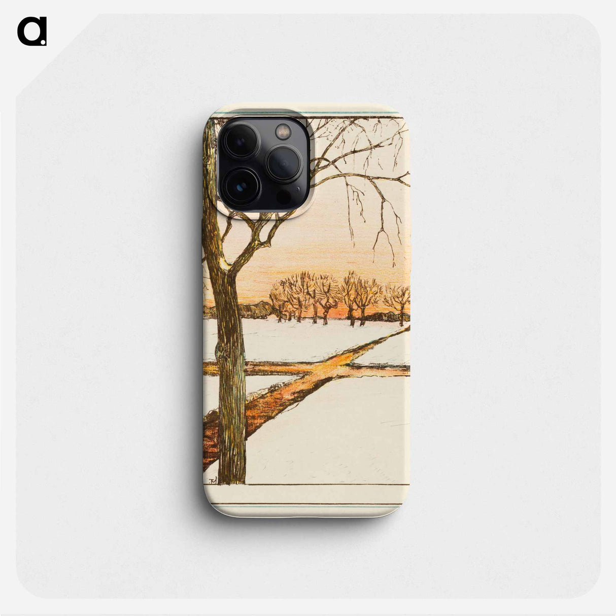 Sneeuwlandschap - Theo van Hoytema Phone Case.