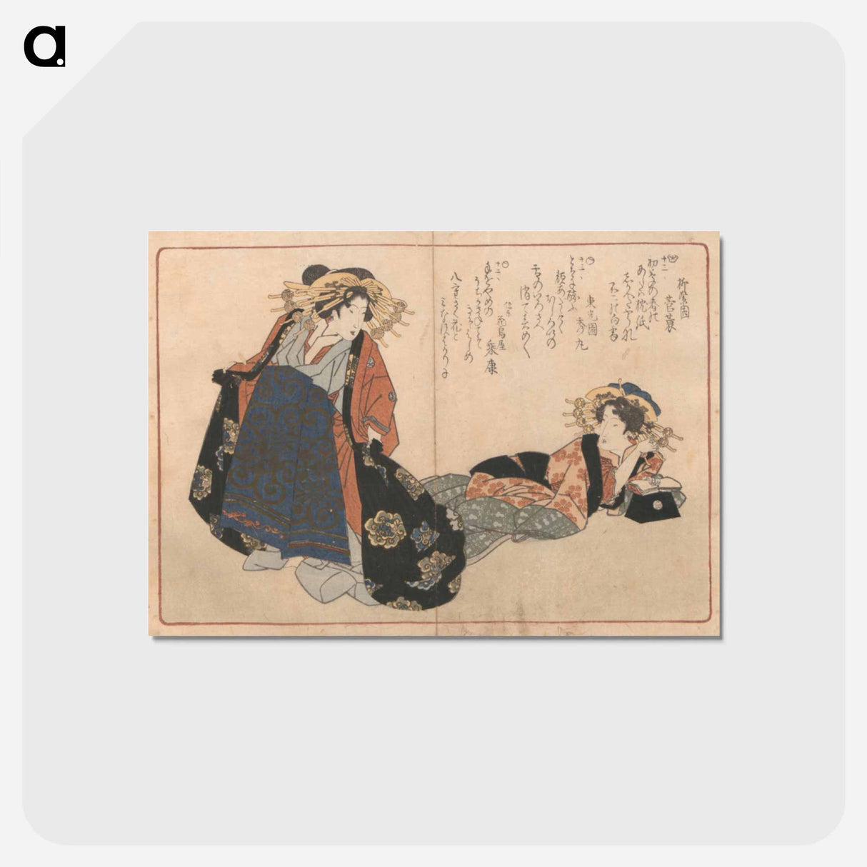 アートポストカード-Hundred Thousand Birds
 - 歌川 国貞 Postcard.