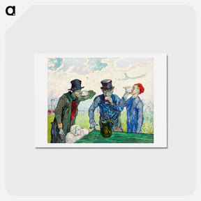 アートポストカード-The Drinkers - フィンセント ファン ゴッホ Postcard.