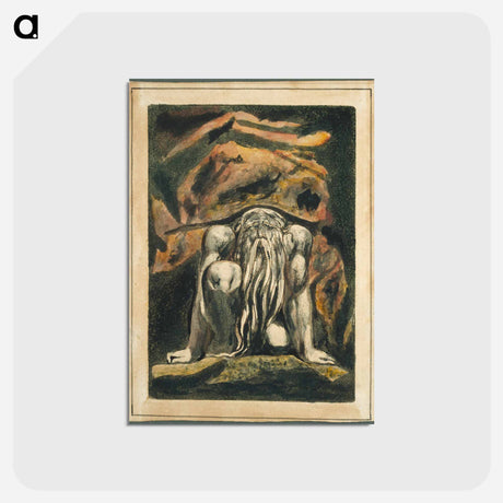 アートポストカード-Urizen - ウィリアム ブレイク Postcard.