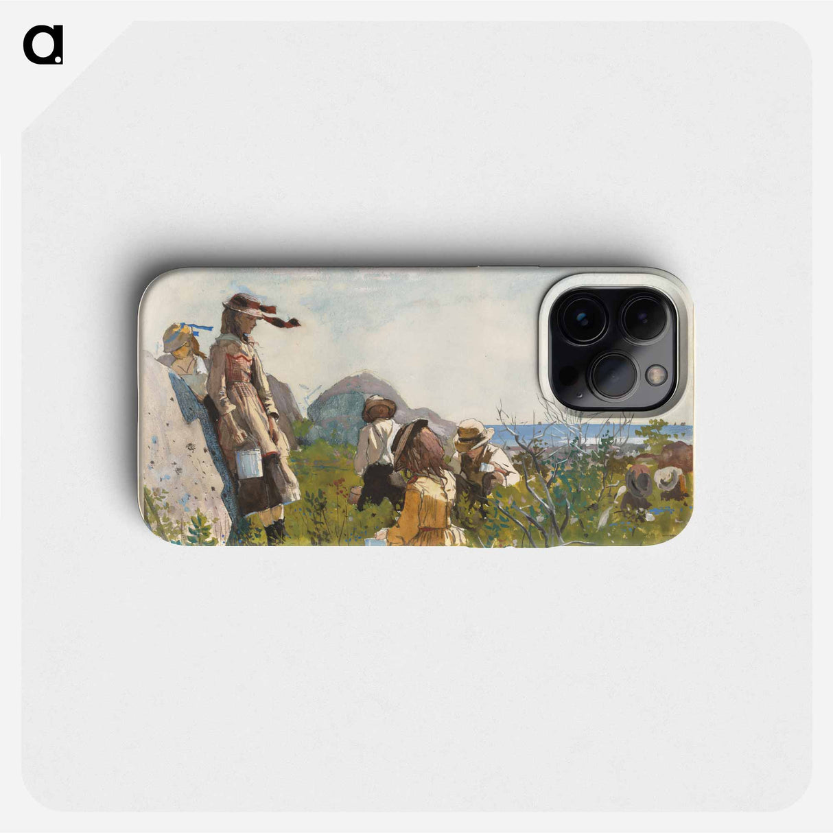 Berry Pickers - Winslow Homer Phone Case.