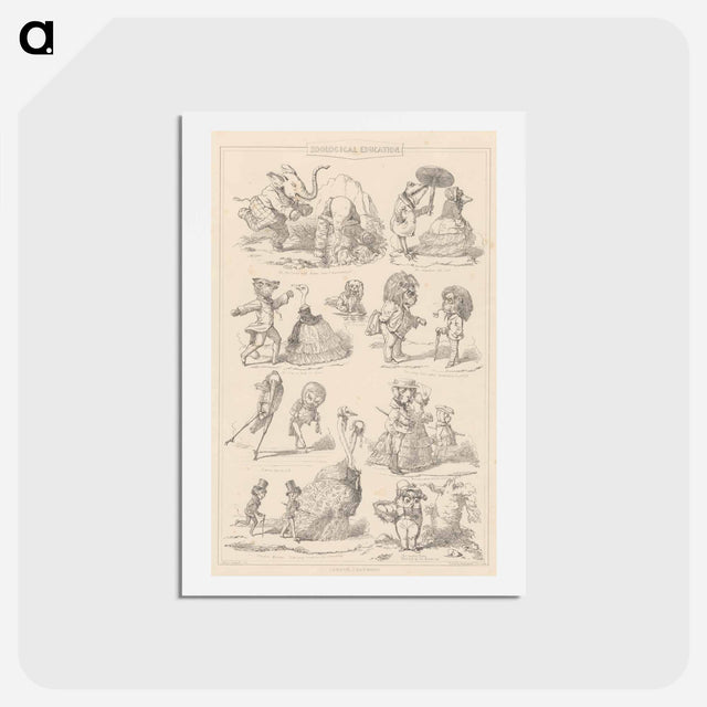 アートポストカード-Zoological Education
 - イェール大学アートギャラリー Postcard.