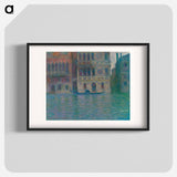 Venice, Palazzo Dario - クロード モネ Poster.